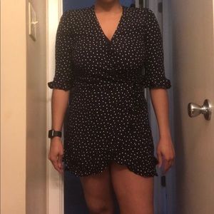 Loft Polkadot Wrap Romper